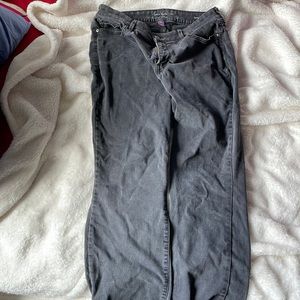 Gloria Vanderbilt Dark Gray Slim Leg Jeans